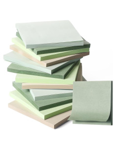 Notas Adhesivas Thenshop Verde Degradado 12 Pads 7.6cm x 7.6cm