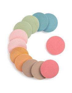 Notas Adhesivas Redondas Mr. Pen Vintage 12 Bloc 720 Hojas 7.1 cm