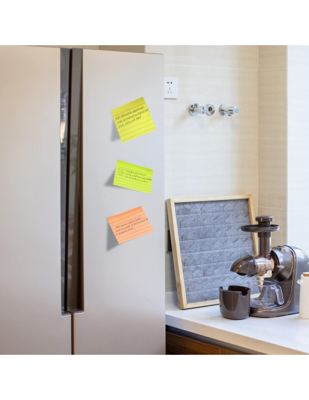 Pack 14 Notas Adhesivas Brillantes 10x15 cm y 8x8 cm