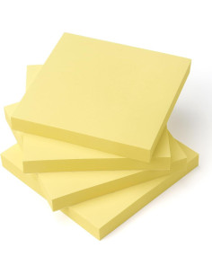 Notas Adhesivas Osboo Amarillo 7.6x7.6 cm 4 Bloc 360 Hojas 2