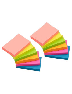 Notas Adhesivas VANZAVANZU 5x7.6 cm, 12 Bloc, 100 Hojas