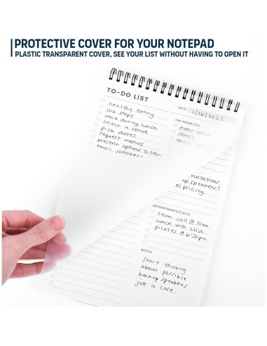 Bloc de Notas de Tareas Diarias Of a Happy Kind - 60 Hojas 16.5x24.9 cm