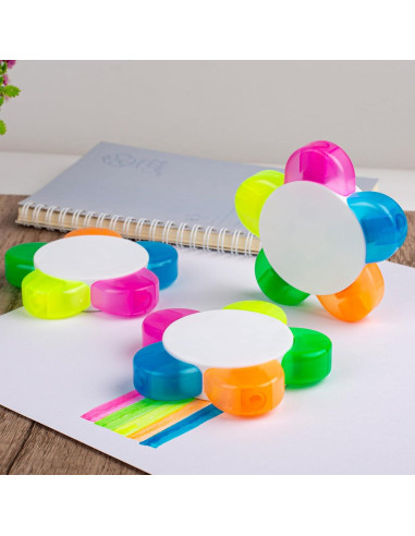 Marcadores de Pétalos SunAngel 5 en 1 Multicolor 10 cm