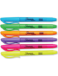 Juego de 24 Resaltadores Sharpie Punta Chisel Colores Asortidos 2