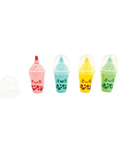 Marcadores Fluorescentes Raymond Geddes Boba Tea 24 Pzas Punta Chisel 2