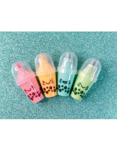 Marcadores Fluorescentes Raymond Geddes Boba Tea 24 Pzas Punta Chisel