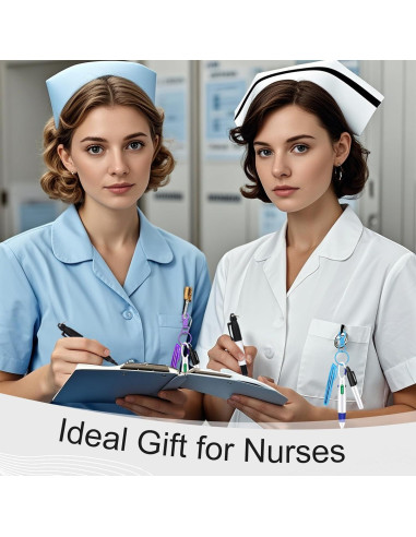 Paquete de 4 bolígrafos resaltadores KINYFY mini azules