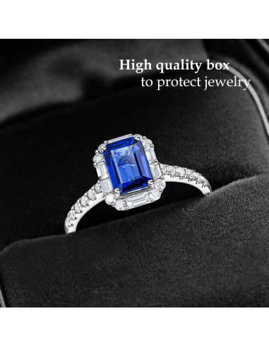 Caja de Anillo Terciopelo Negro - Regalo Propuesta S