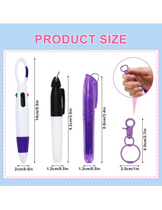 Conjunto de Bolígrafos y Resaltadores Whaline 120 Pcs 2