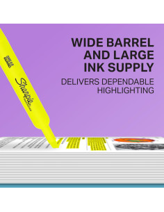 Marcadores de Resaltador Sharpie Tank Verde Fluorescente - 12 Unidades 2