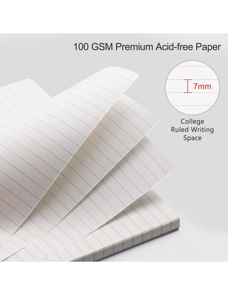 Cuaderno de Bolsillo RETTACY A6 160 Páginas Rayadas Azul