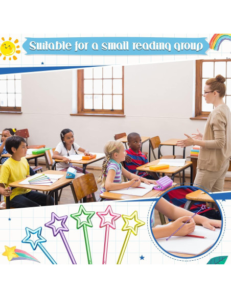 20 Pcs Punteros de Dedo Plástico Capoda para Lectura Infantil
