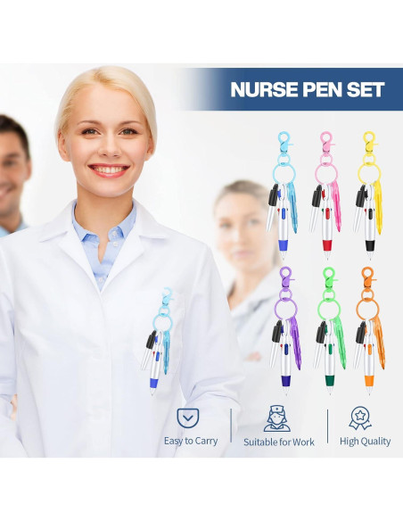 Juego de bolígrafos y resaltadores Fainne para enfermeras 48 piezas