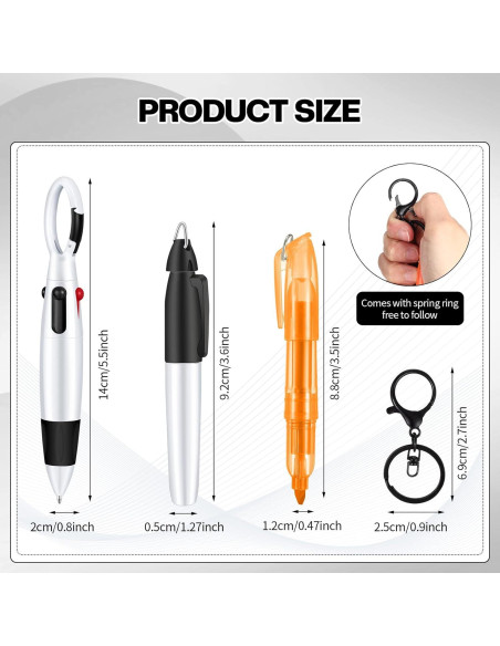 Juego de Bolígrafos para Enfermeras Colarr - 3 Piezas Negro