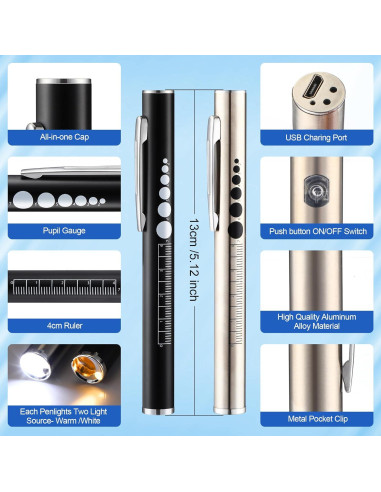 Kit de Herramientas para Enfermeras Enhon 6 Piezas Azul