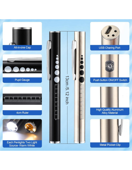 Kit de Herramientas para Enfermeras Enhon 6 Piezas Azul