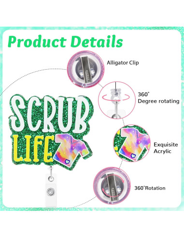 Juego de Insignia Retráctil y Bolígrafos Hotlea Verde