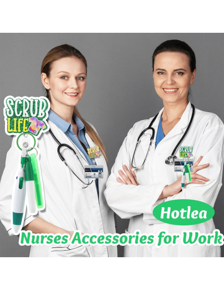 Juego de Insignia Retráctil y Bolígrafos Hotlea Verde Juego de Insignia Retráctil y Bolígrafos Hotlea Verde