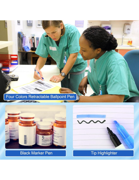 Kit de Herramientas para Enfermeras Enhon 6 Piezas Azul