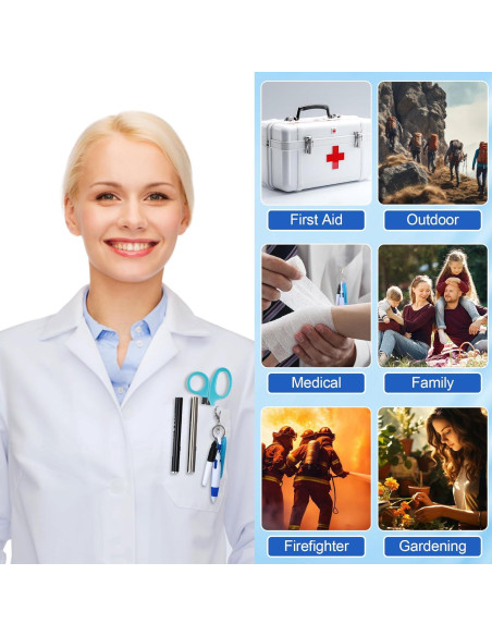 Kit de Herramientas para Enfermeras Enhon 6 Piezas Azul