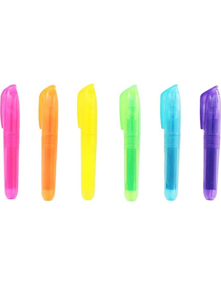 Set de bolígrafo, marcador y resaltador con luz LED