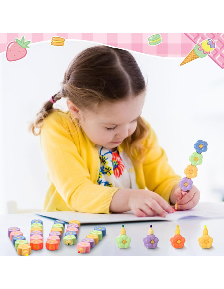 Paquete de 6 Bolígrafos Resaltadores Florales Fullhawl