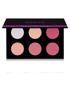 Paleta de Rubor Shimmer y Mate SHANY - Capa 4 - 6 Tonos