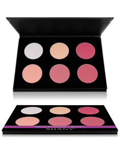 Paleta de Rubor Shimmer y Mate SHANY - Capa 4 - 6 Tonos 2