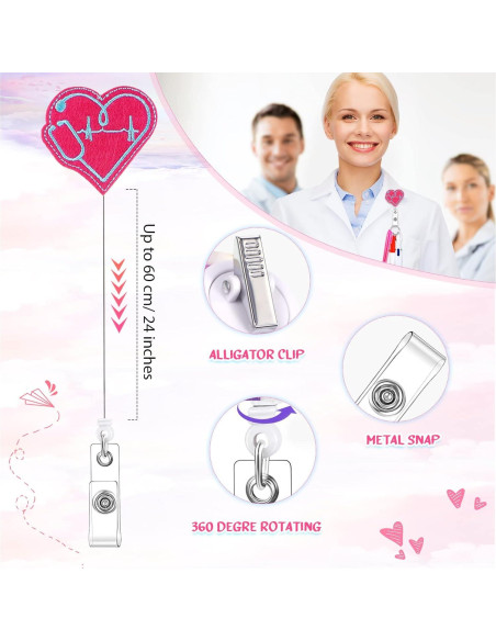 Conjunto de Regalo de Enfermera Fainne 24 Piezas con Bolígrafos y Clips