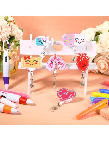 Conjunto de Regalo de Enfermera Fainne 24 Piezas con Bolígrafos y Clips