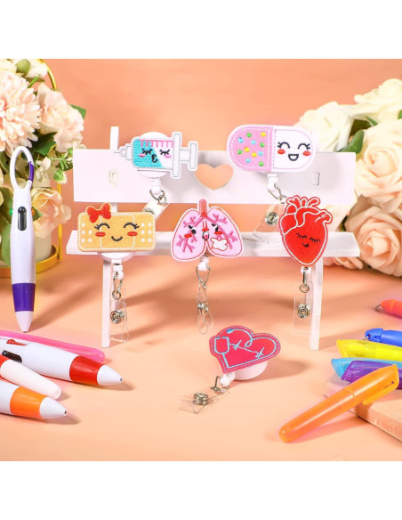 Conjunto de Regalo de Enfermera Fainne 24 Piezas con Bolígrafos y Clips