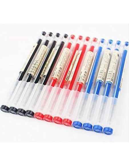 Bolígrafo de Gel Extra Fino BEMLP 0.35mm 12 Unidades