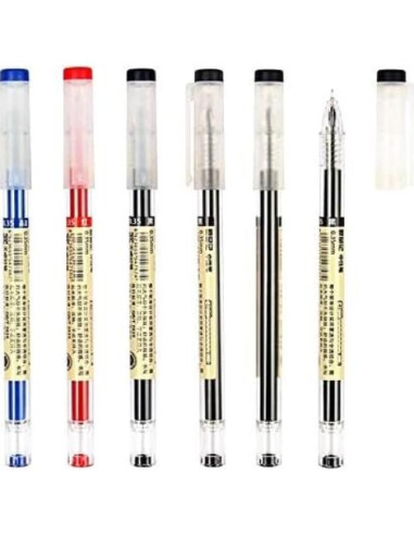 Bolígrafo de Gel Extra Fino BEMLP 0.35mm 12 Unidades