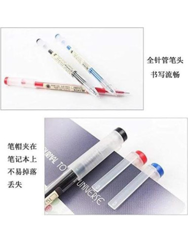 Bolígrafo de Gel Extra Fino BEMLP 0.35mm 12 Unidades