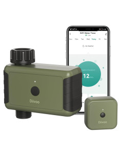 Temporizador de Agua WiFi Diivoo para Jardín, 1 Salida