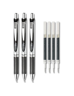Conjunto de bolígrafos de gel Pentel EnerGel Deluxe RTX 0.7mm