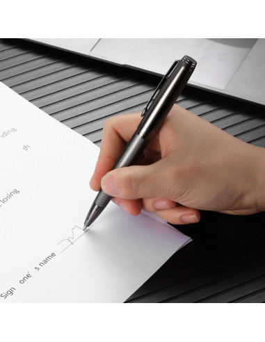 Bolígrafo Retráctil de Acero Inoxidable Nekigoen B2 con Recargas