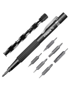 STREBITO Juego de Destornilladores 13 en 1 Ergonómico