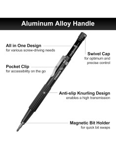 STREBITO Juego de Destornilladores 13 en 1 Ergonómico 2