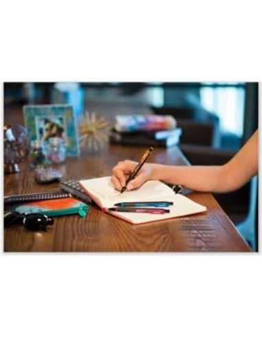 Lápiz Mecánico Zebra Z-Grip Plus 0.7mm Negro - Paquete de 12