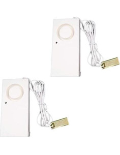 Ximimark Alarma de Fuga de Agua 2Pcs 120dB Detección Inundación 2