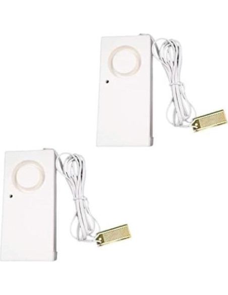 Ximimark Alarma de Fuga de Agua 2Pcs 120dB Detección Inundación