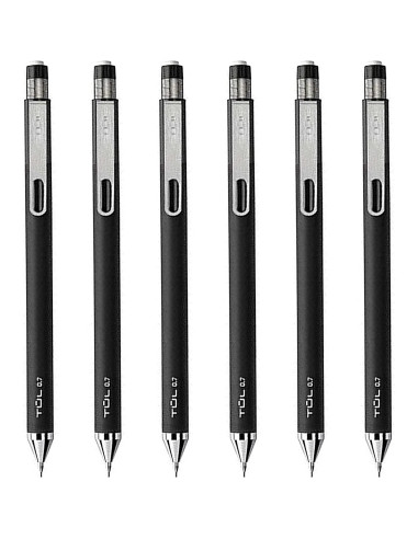 Paquete de Lápices Mecánicos TUL 0.7mm + Recargas Borrador