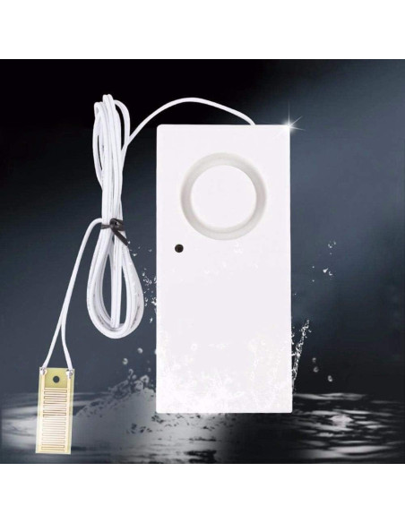Ximimark Alarma de Fuga de Agua 2Pcs 120dB Detección Inundación