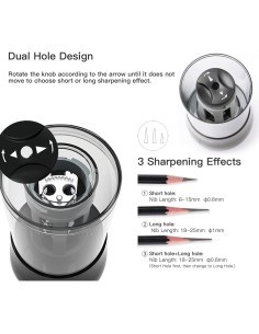 Sacapuntas Eléctrico Recargable AFMAT para Lápices de 6-8.5mm 2