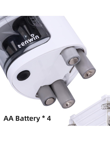 Sacapuntas eléctrico Tihoo doble orificio para lápices 6-12mm