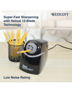 Sacapuntas Eléctrico Westcott iPoint Titanio 1.36 kg 2