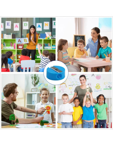 150 Sacapuntas Mini Manuales de Colores XAJH para Aula