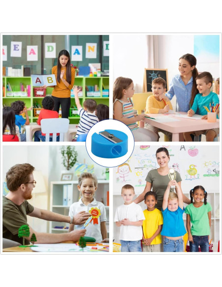 150 Sacapuntas Mini Manuales de Colores XAJH para Aula