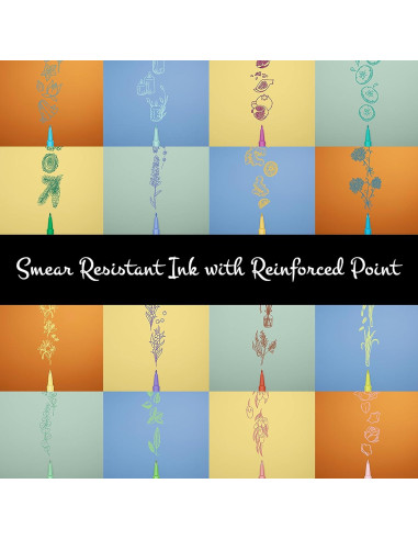 Bolígrafos Aromatizados Paper Mate Flair Nature Escape, 16 Colores